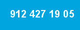 912 427 19 05 912 427 19 05
